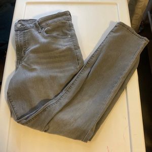 Old navy super skinny gray jeans